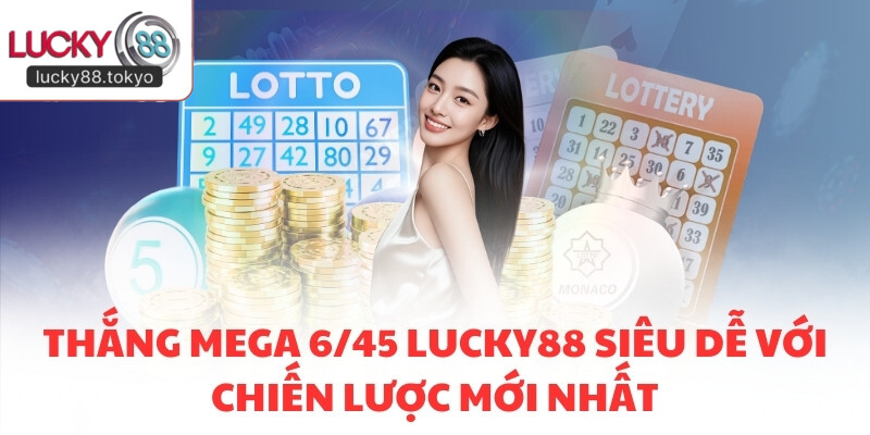 Thắng Mega 6/45 LUCKY88 siêu dễ với chiến lược mới nhất